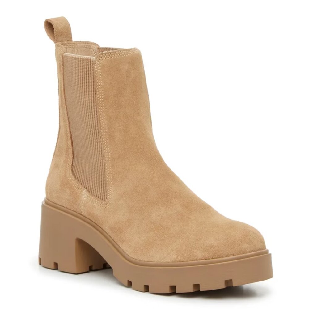 Steve Madden Honored Chelsea Bootie Beige